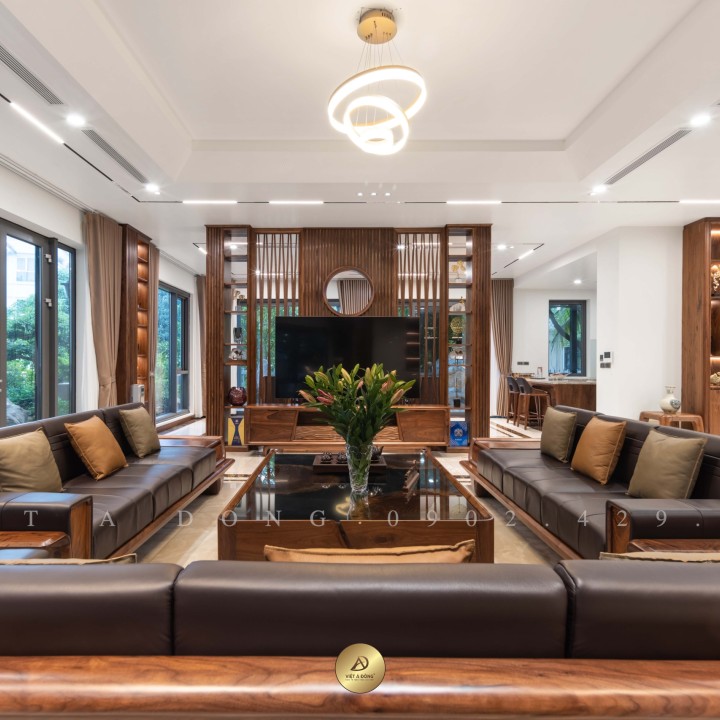 Sofa gỗ óc chó VLOTUS SF-36